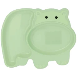 Babybord Dieren met Opstaande Randen - Nijlpaard Clearance