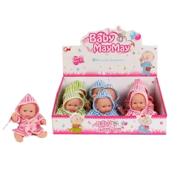 Babypop met Badjas, 20cm Hot