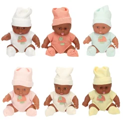 Babypopje met Wafelpakje en Muts