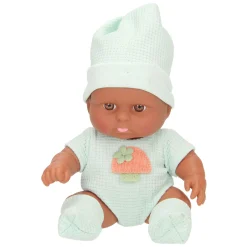 Babypopje met Wafelpakje en Muts