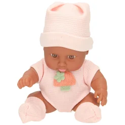 Babypopje met Wafelpakje en Muts