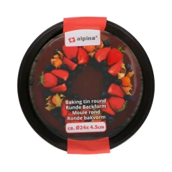 Bakvorm Rond, 24x4,5cm- Sale