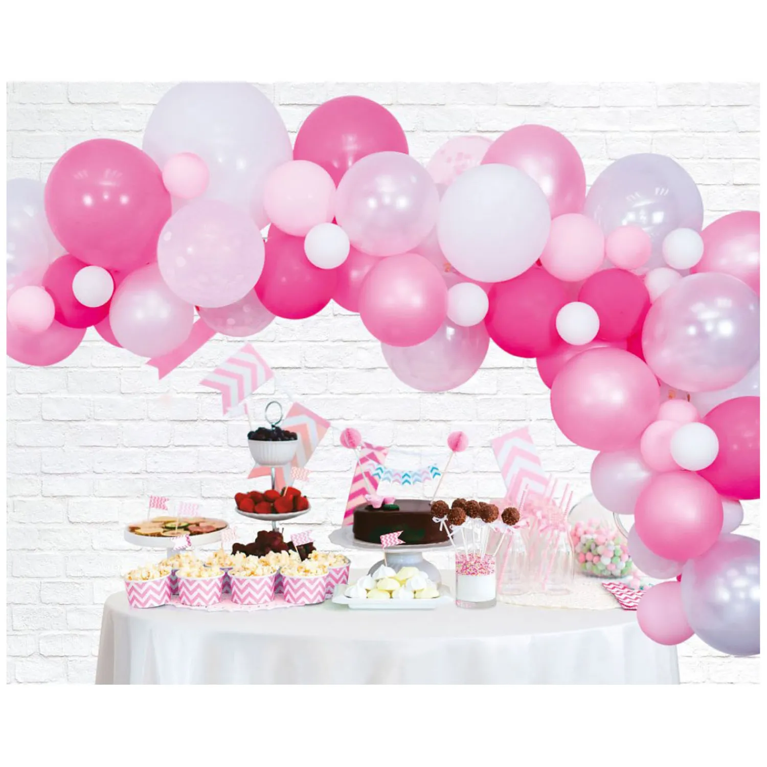 Ballonnen Boog Set Roze>Globos Discount