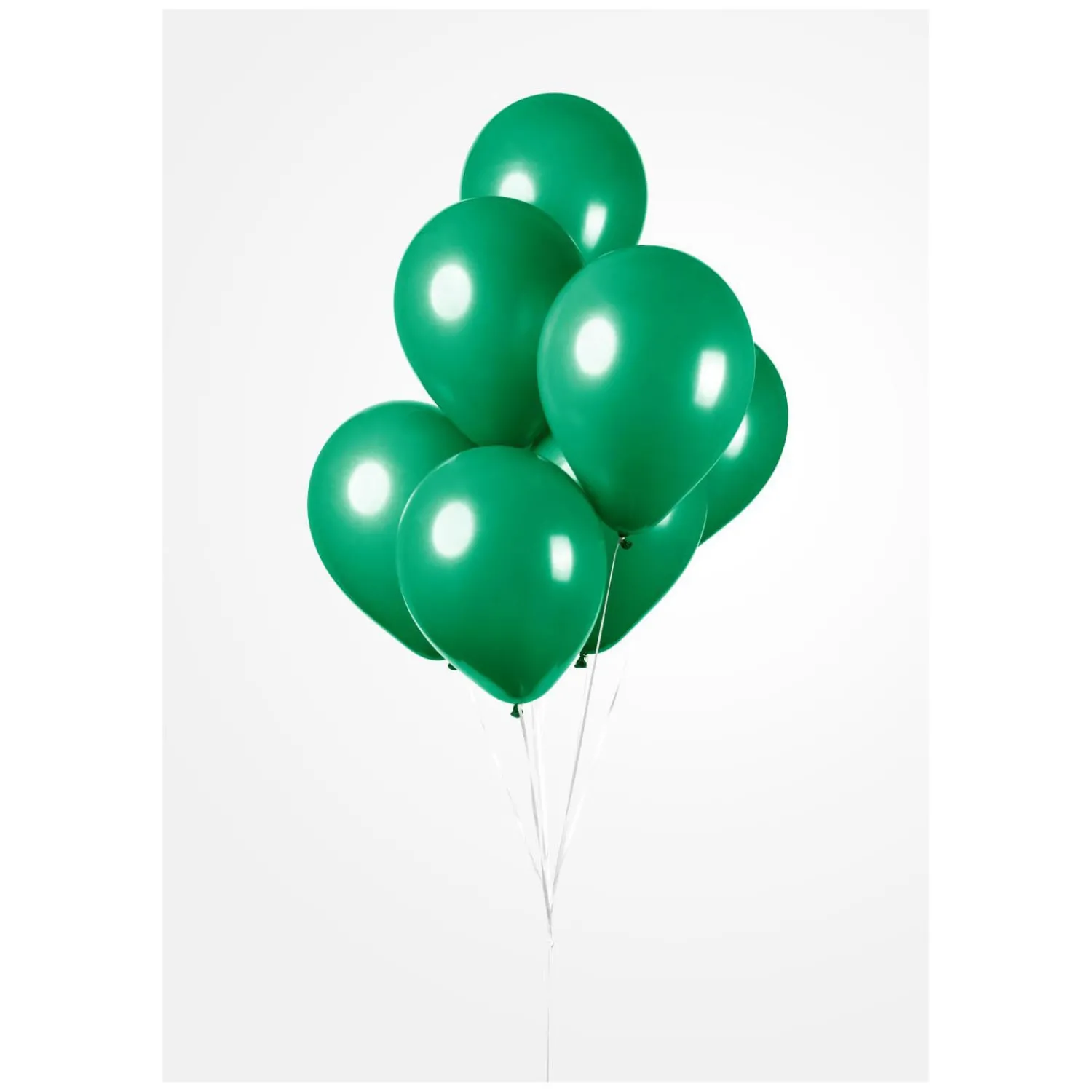 Ballonnen Donkergroen 30cm, 10st.>Globos Outlet