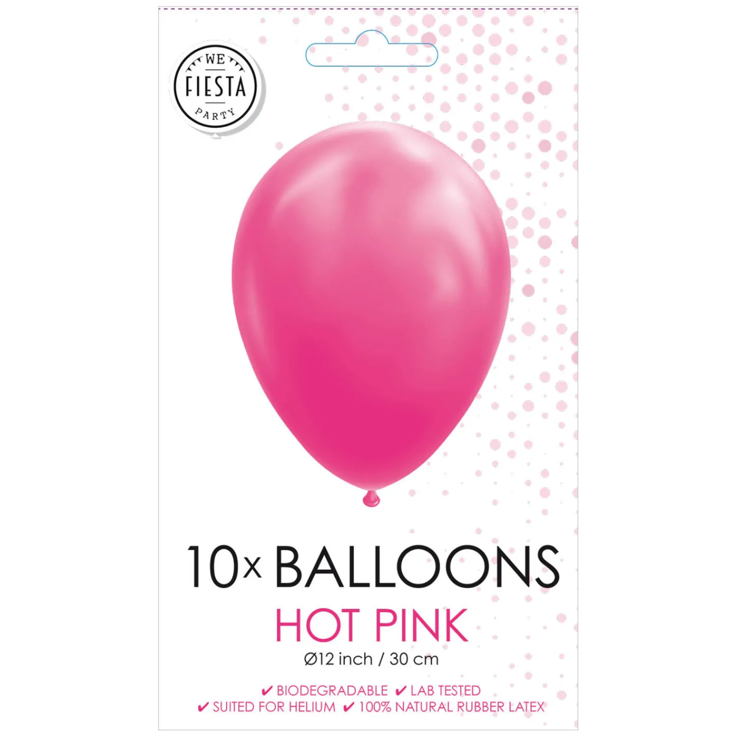 Ballonnen Hard Roze 30cm, 10st.>Globos Outlet