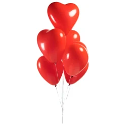 Globos Ballonnen Hart Ballonnen Rood 30cm, 6st. New