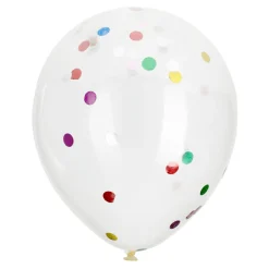 Ballonnen met Confetti Multi Kleuren, 8st.> Sale