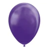 Ballonnen Metallic Paars 30cm, 10st.-Globos