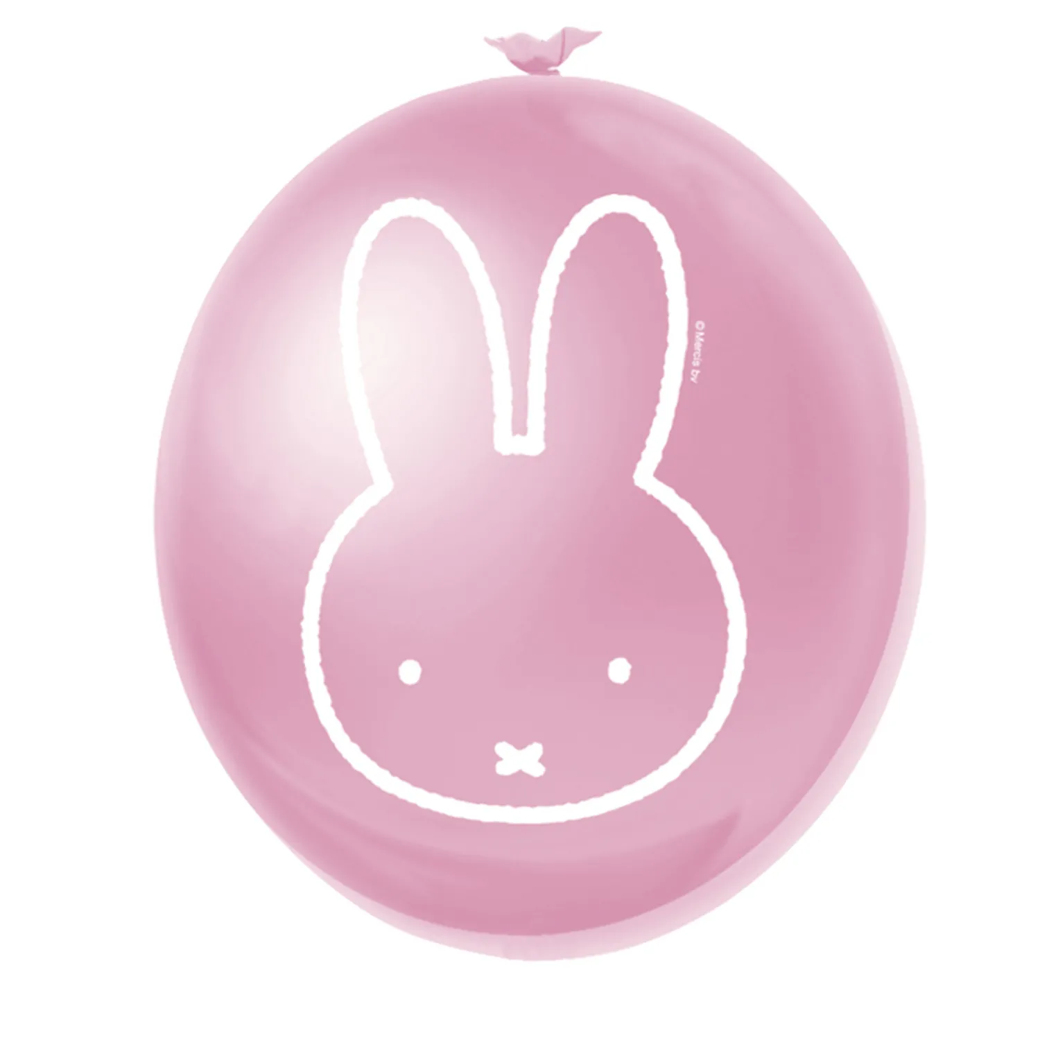 Ballonnen Nijntje Roze, 6st.>Haza Witbaard Outlet