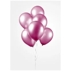 Ballonnen Pearl Hard Roze 30cm, 10st.-Globos Best