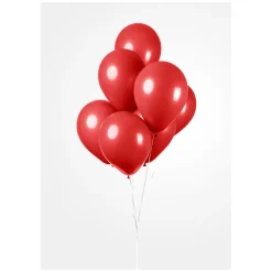Globos Ballonnen Rood 30cm, 10st. Discount