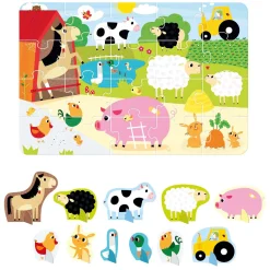 Banana Panda - Figure It Out Puzzel Boerderij - 20st. New