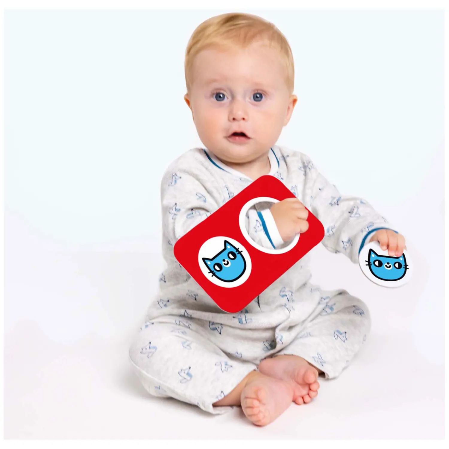 - Hoog Contrast Puzzel Zoek de Tweeling - 8dlg.-Banana Panda New