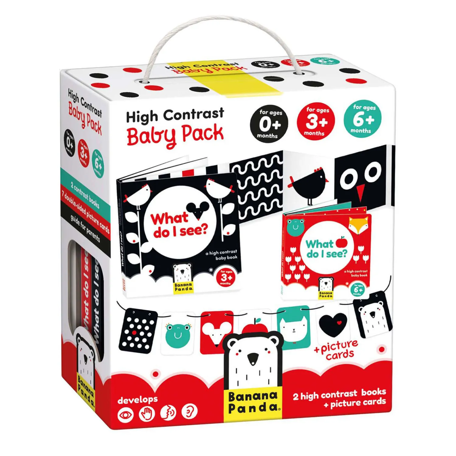 - Hoog Contrast Babyset>Banana Panda Best