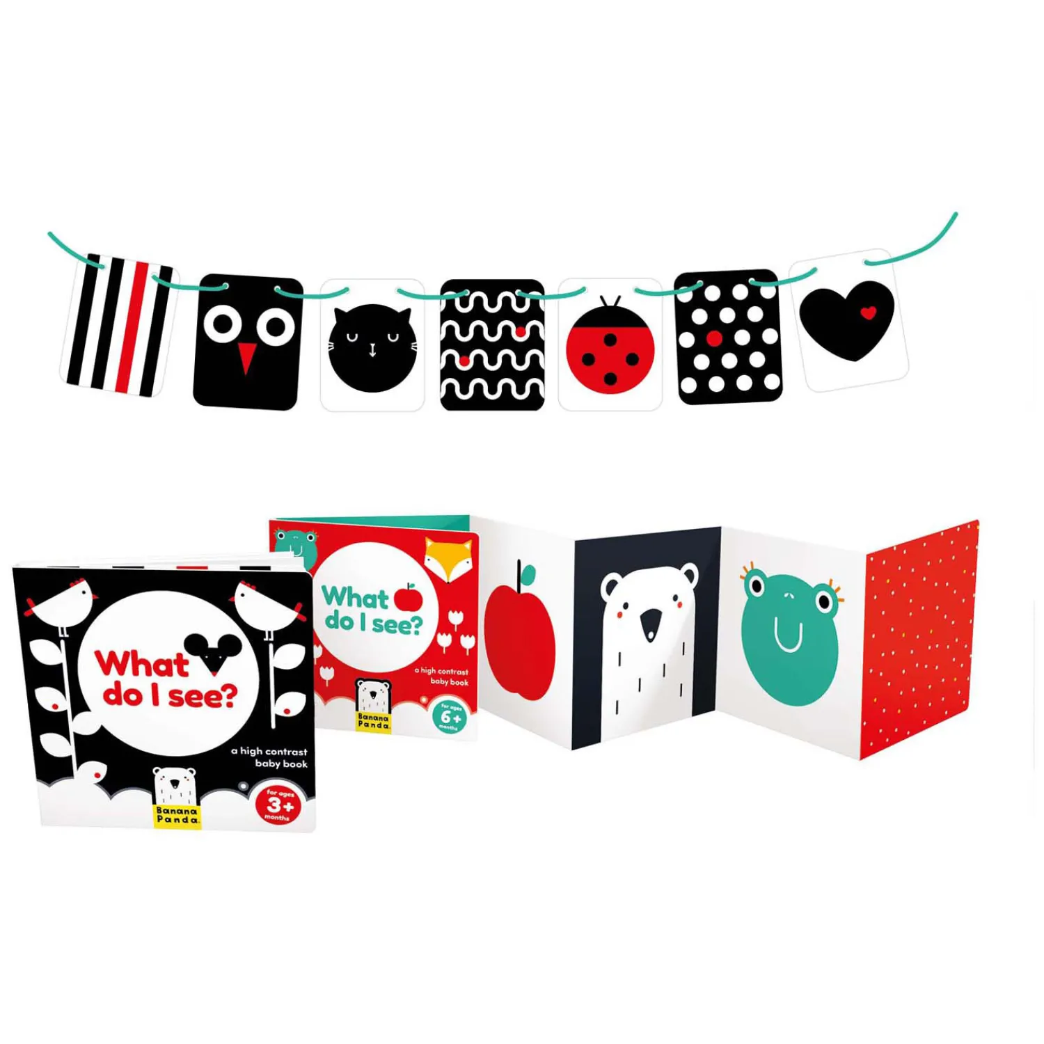 - Hoog Contrast Babyset>Banana Panda Best