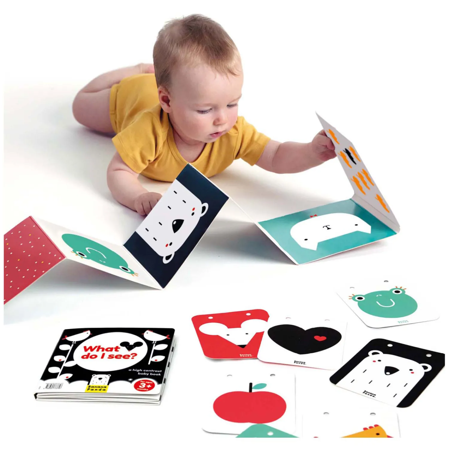 - Hoog Contrast Babyset>Banana Panda Best