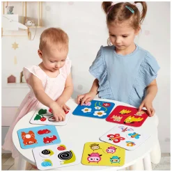 Banana Panda - Hoog Contrast Puzzel Zoek Dezelfde - 8dlg. Clearance