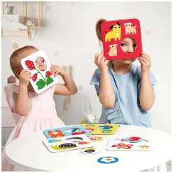 Banana Panda - Hoog Contrast Puzzel Zoek Dezelfde - 8dlg. Clearance