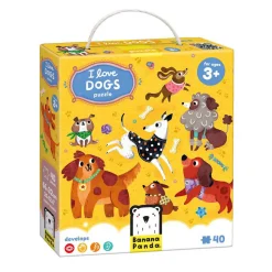 - Ik Hou van Honden Puzzel - 60st.>Banana Panda Discount
