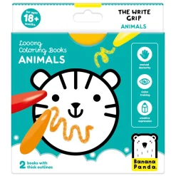 Banana Panda - Kleurboekje De Schrijf Greep Dieren New