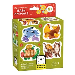 Banana Panda - Mijn Eerste Puzzels Babydieren, 7st. Clearance
