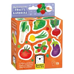 - Mijn Eerste Puzzels Fruit & Groenten, 19st.-Banana Panda Outlet