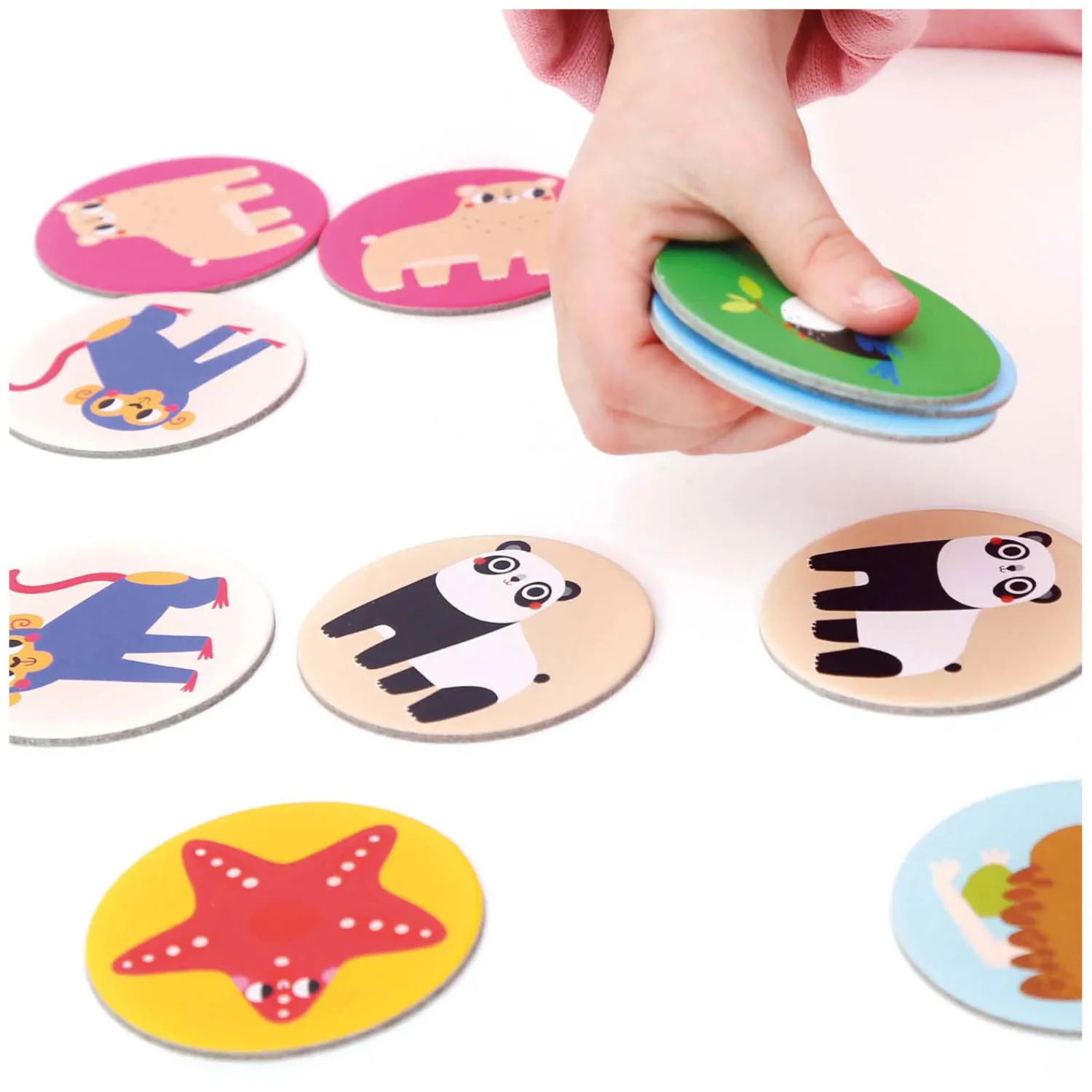 - On-the-Go Memory Spel Wilde Dieren - 30dlg.>Banana Panda Hot