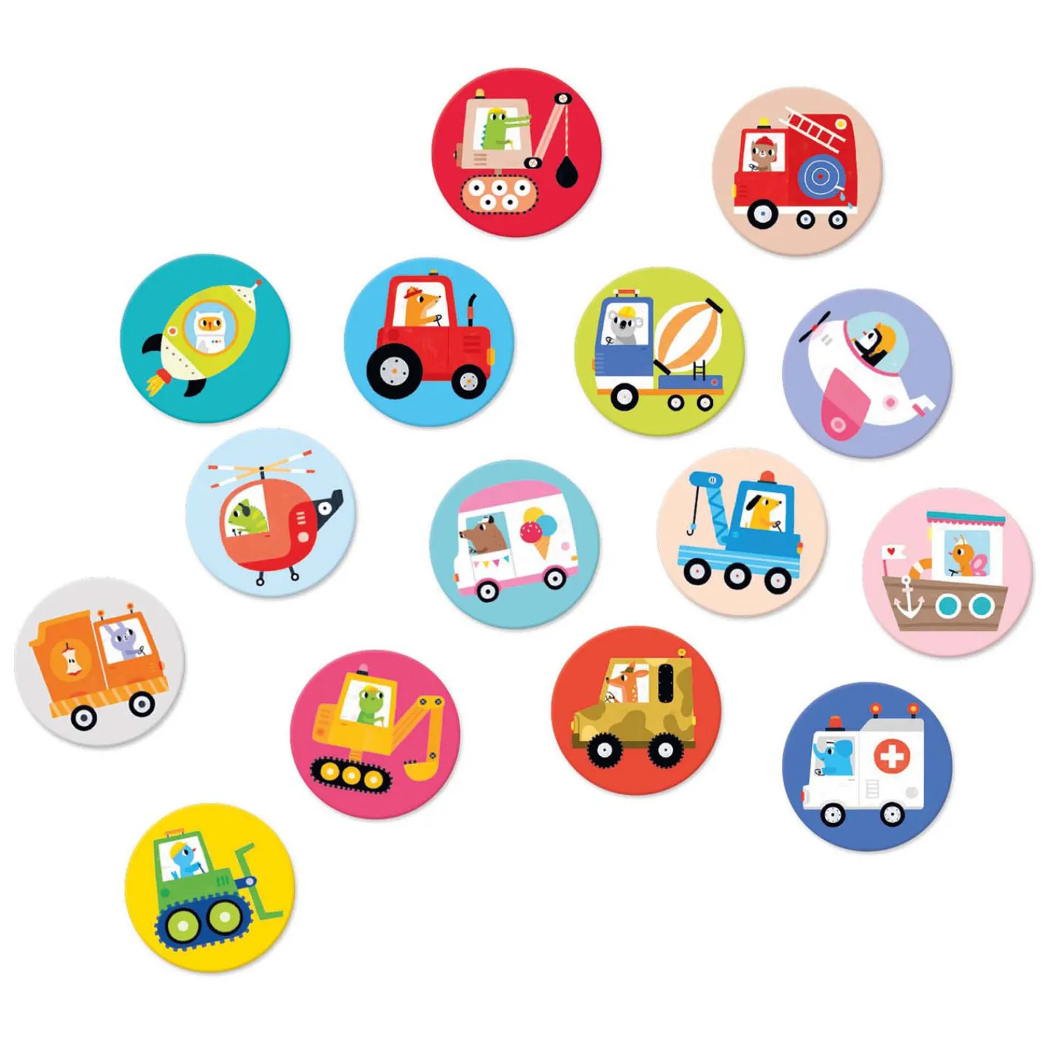 - On-the-Go Memory Spel Voertuigen - 30dlg.>Banana Panda Sale