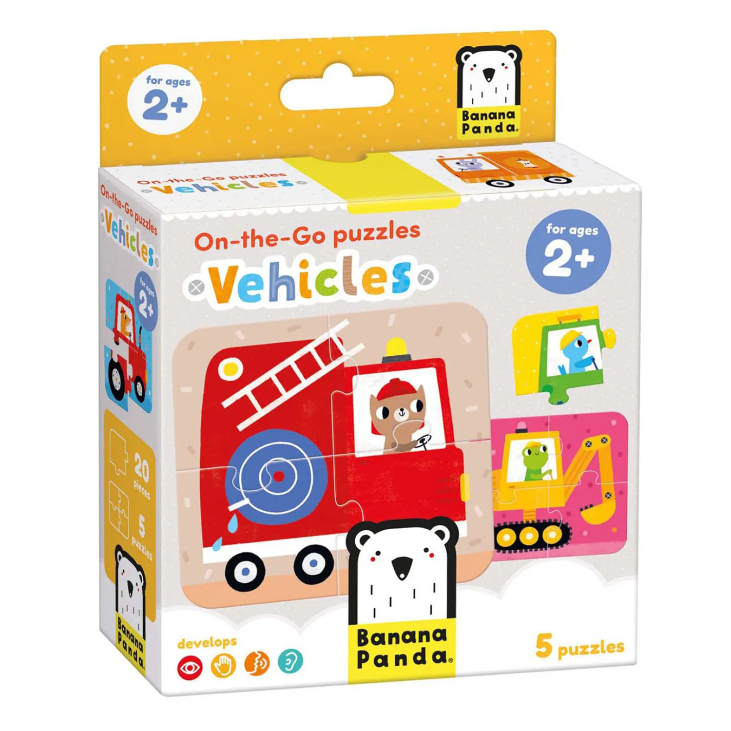 - On-the-Go Puzzel Voertuigen - 16st.-Banana Panda Online