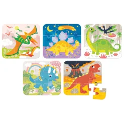 - On-the-Go Puzzel Dinosaurus - 16st.>Banana Panda Best