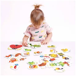 - Oplopende Puzzels Kleine Diertjes - 33st.-Banana Panda Clearance