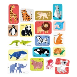 - Puzzelparen Wilde Dieren - 18dlg.>Banana Panda Hot