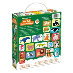 - Puzzelparen Wilde Dieren - 18dlg.><noscript><img width=