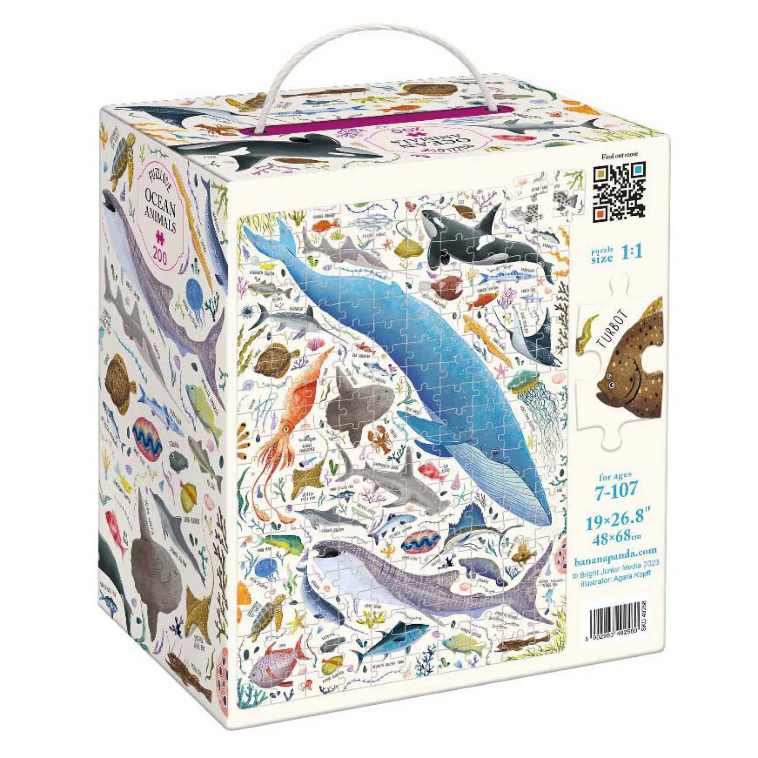 Banana Panda - Puzzlove Zeedieren - 200st. Sale