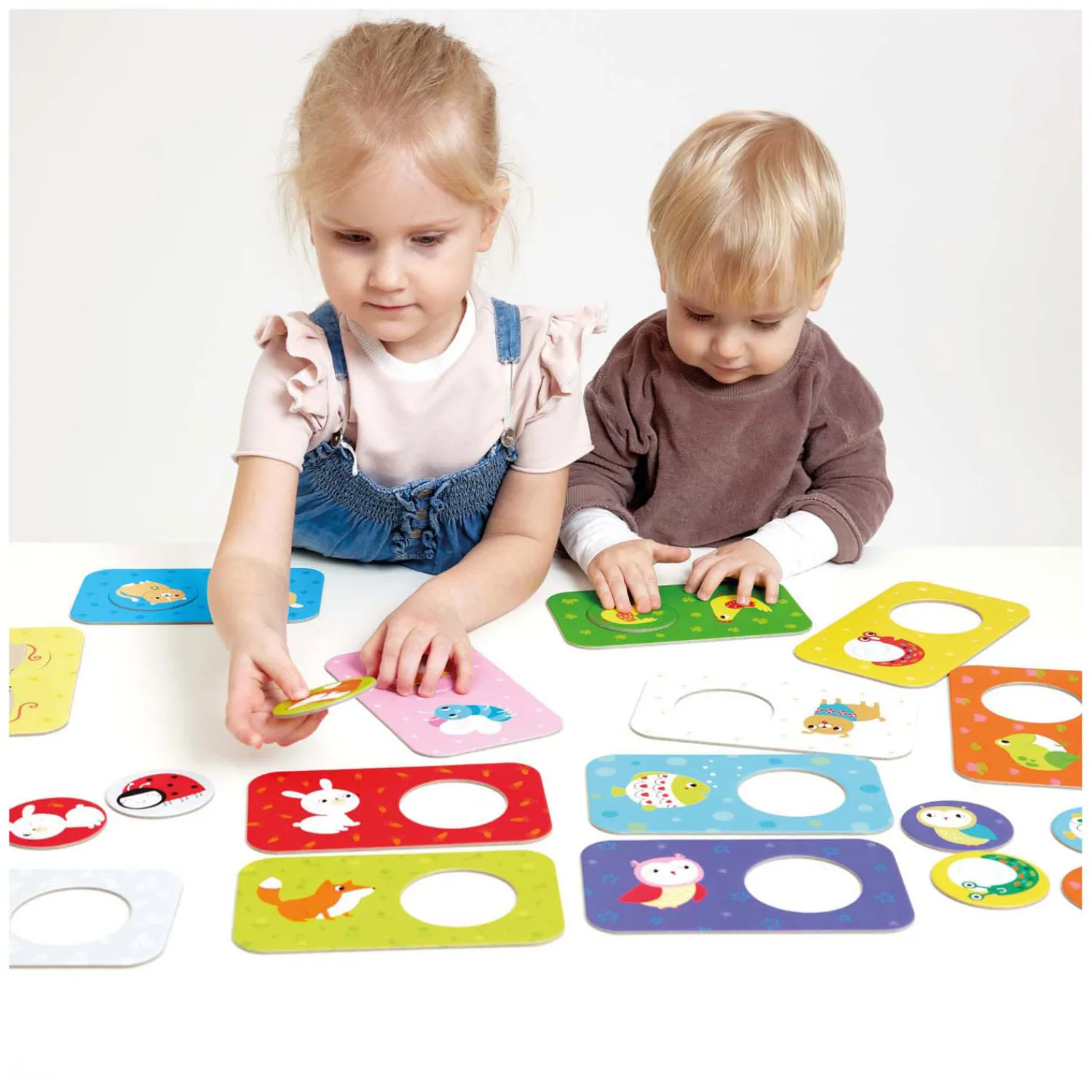 Banana Panda - Zoek Dezelfde Vriendjes Puzzels - 12st. Best