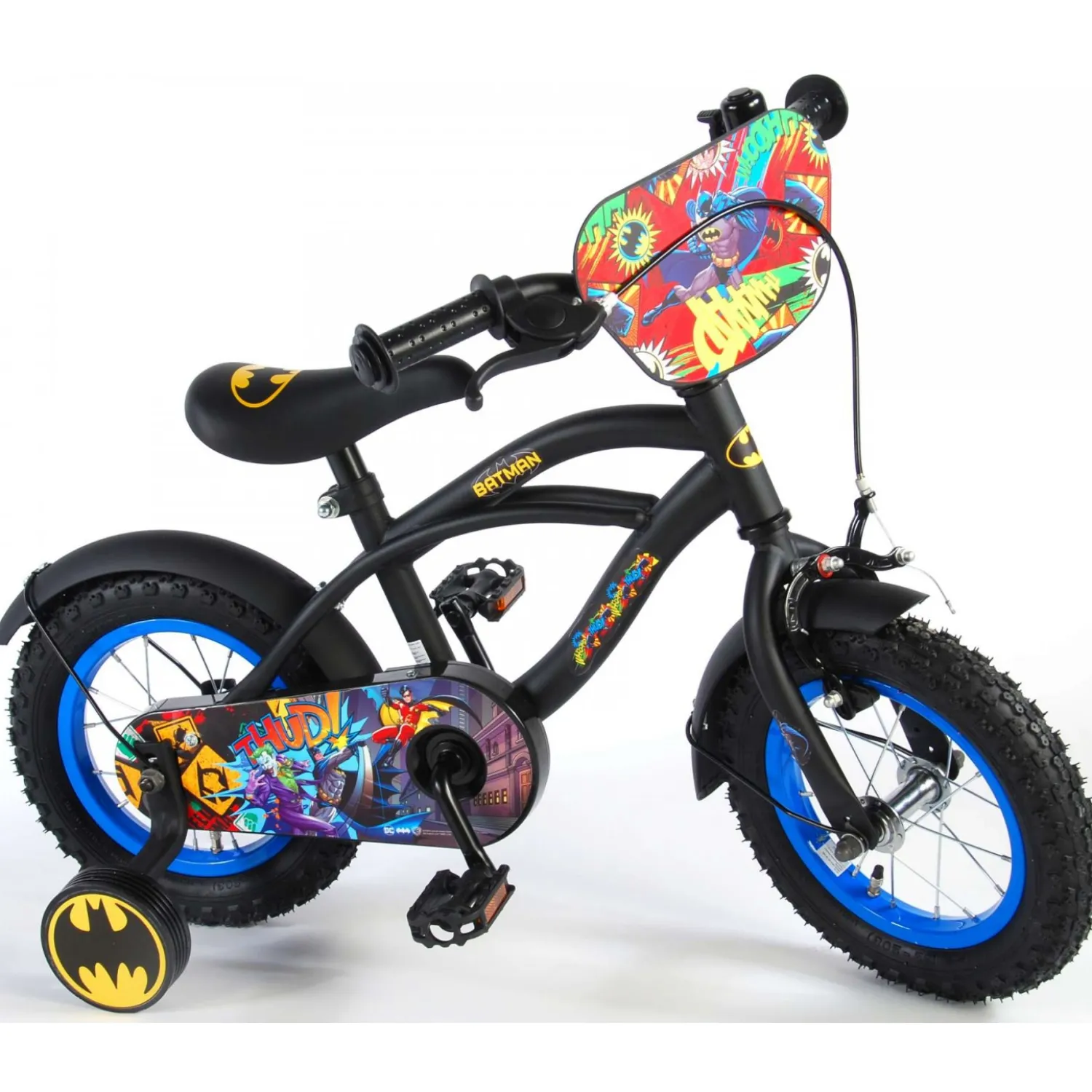 Volare Batman Fiets - 12 inch - Zwart Outlet