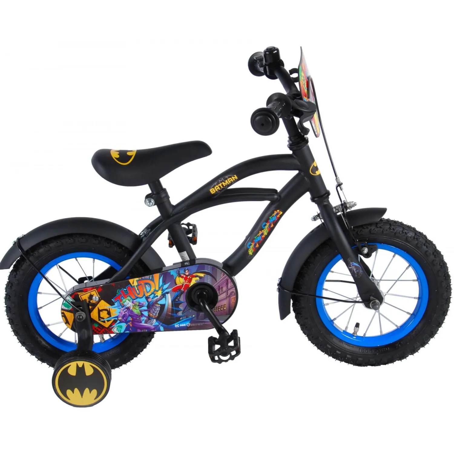 Volare Batman Fiets - 12 inch - Zwart Outlet