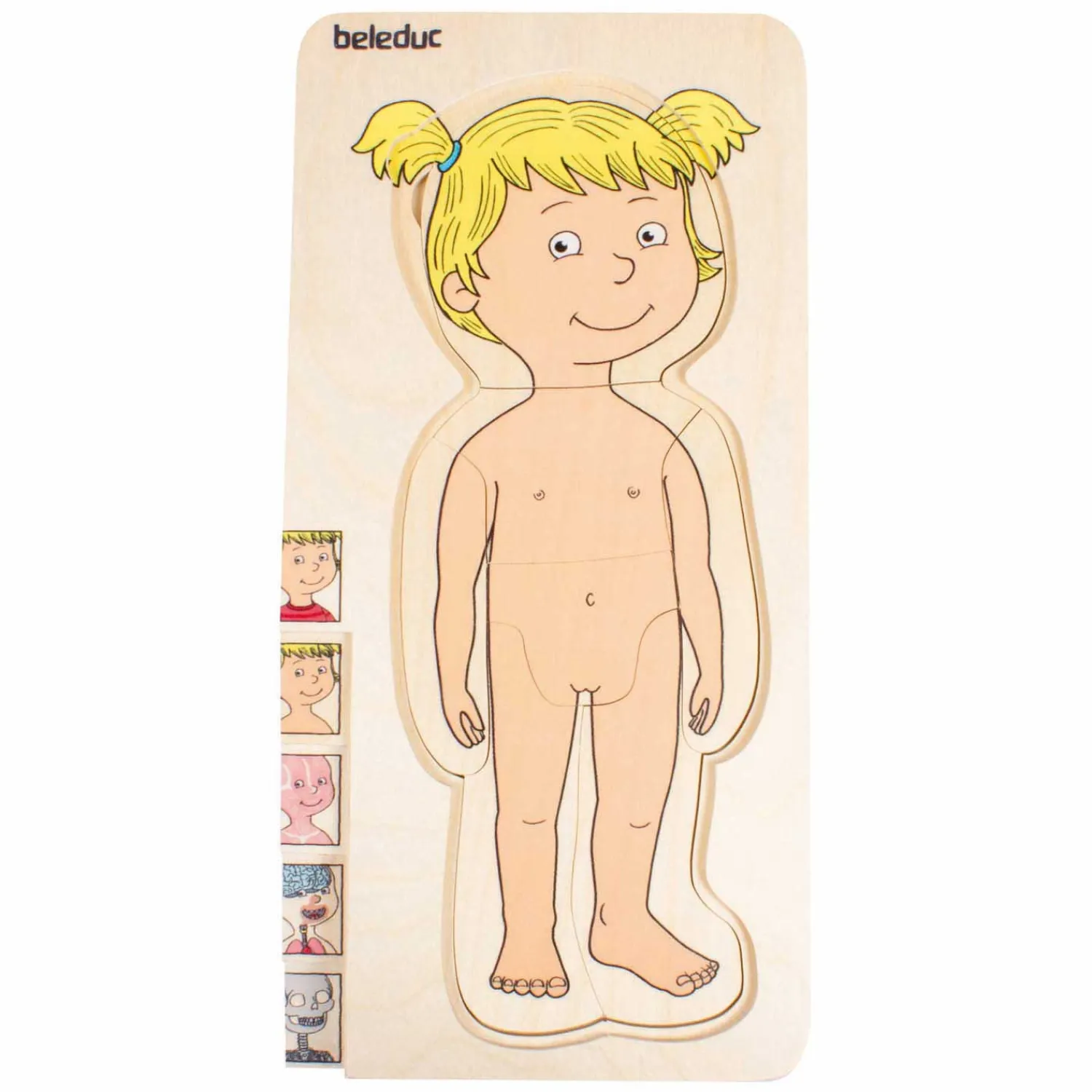 Houten Lagenpuzzel Meisje - 5 Lagen-Beleduc Discount