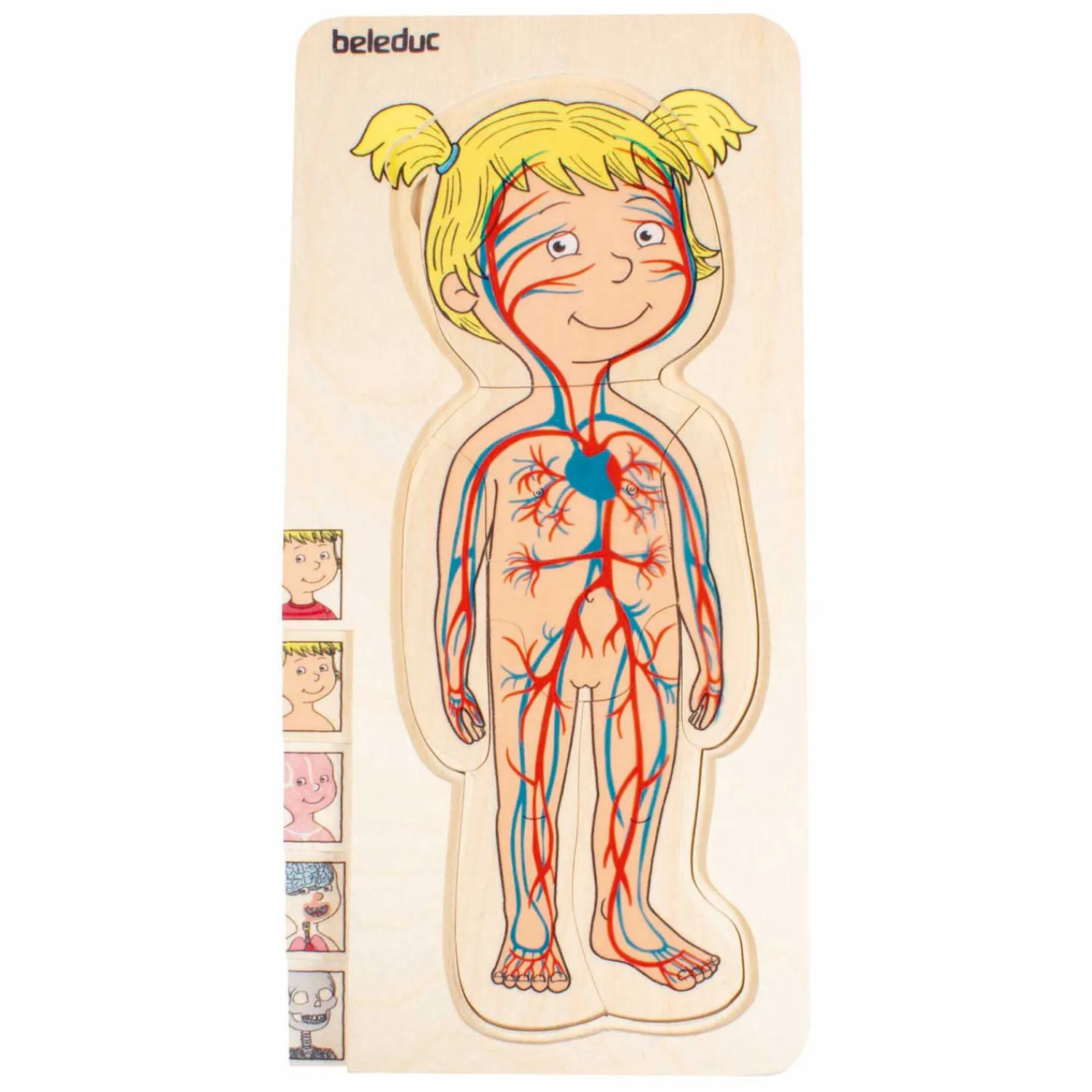 Houten Lagenpuzzel Meisje - 5 Lagen-Beleduc Discount