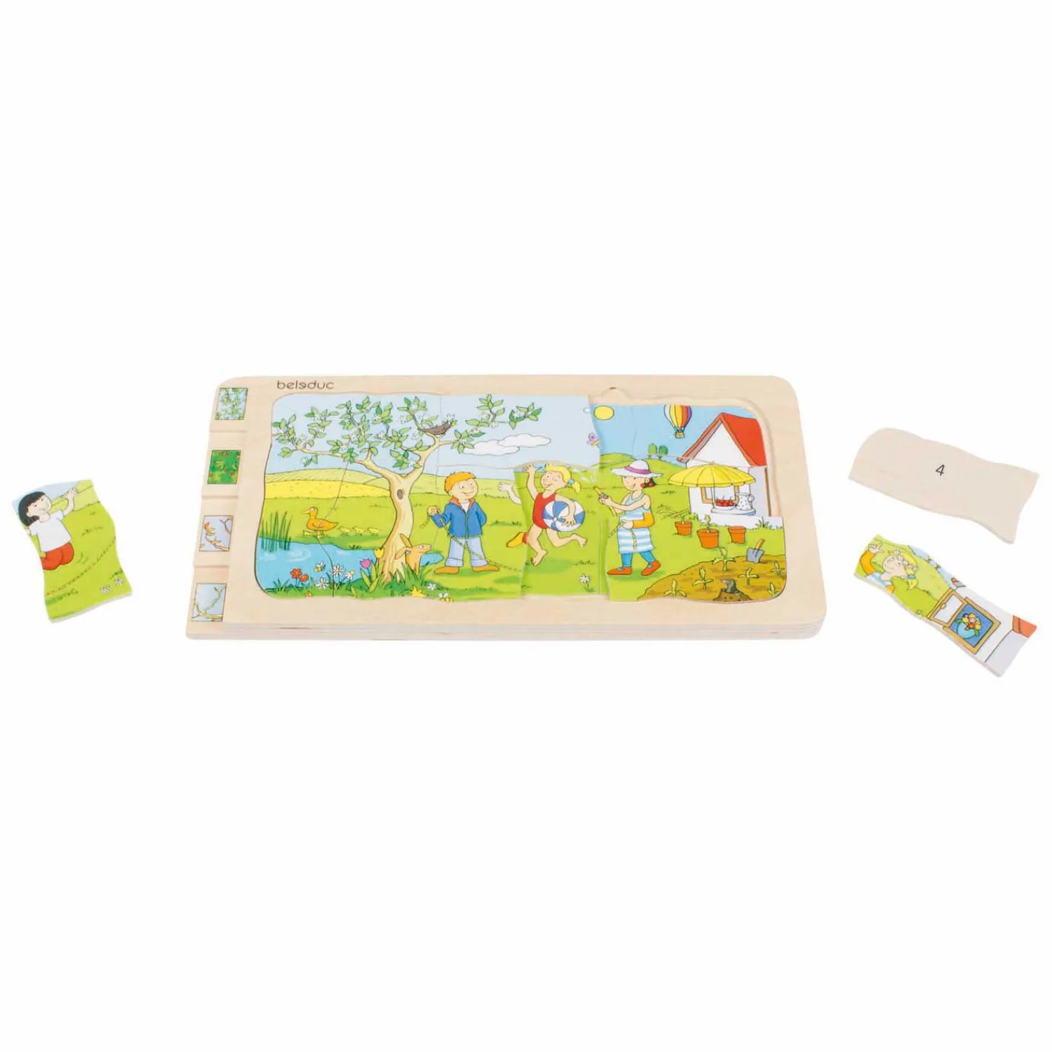 Beleduc Lagenpuzzel 4 Seizoenen Hot