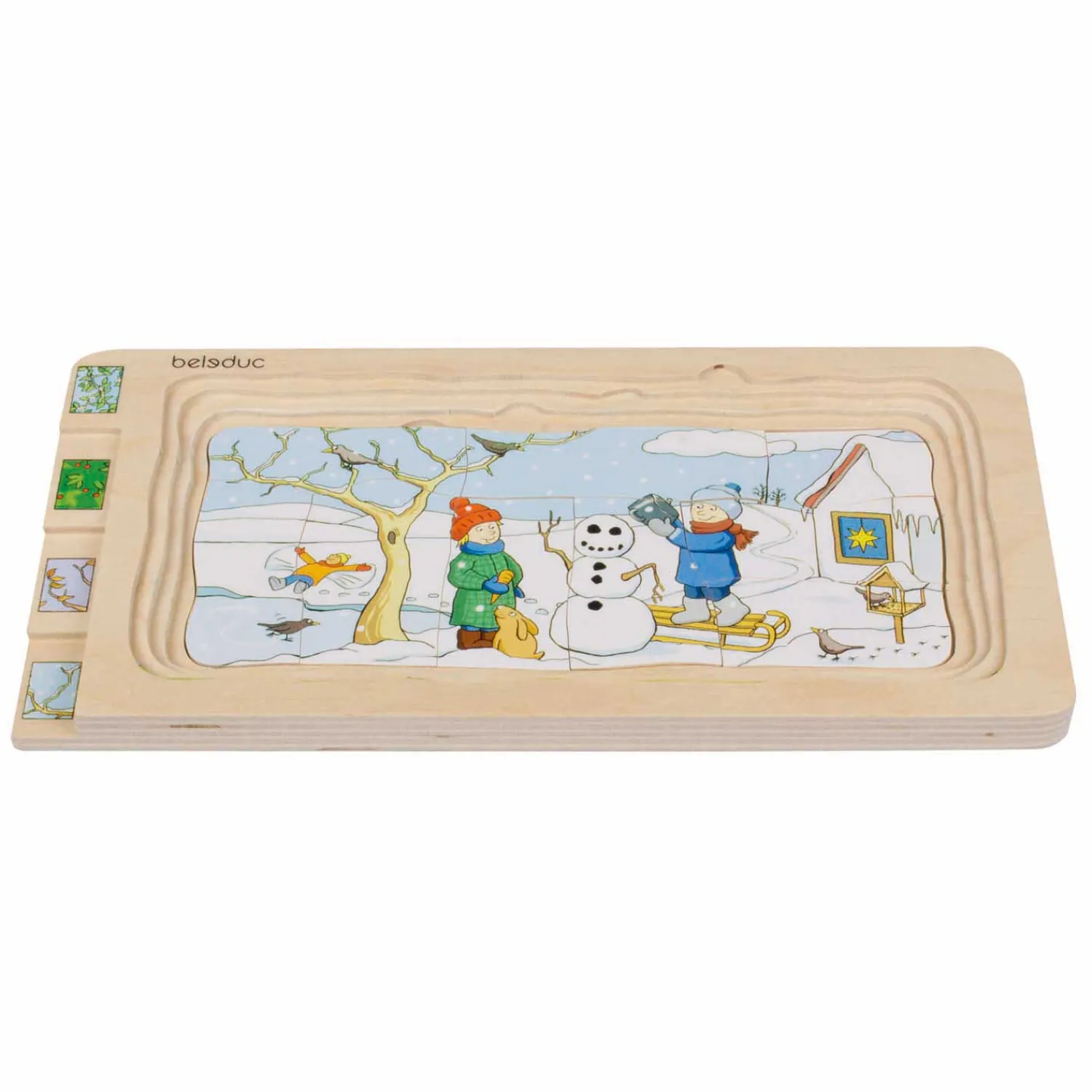 Beleduc Lagenpuzzel 4 Seizoenen Hot