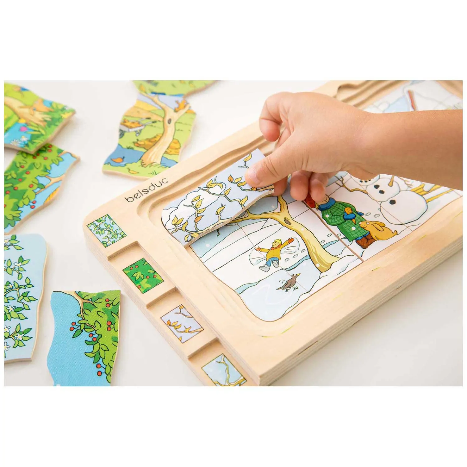 Beleduc Lagenpuzzel 4 Seizoenen Hot