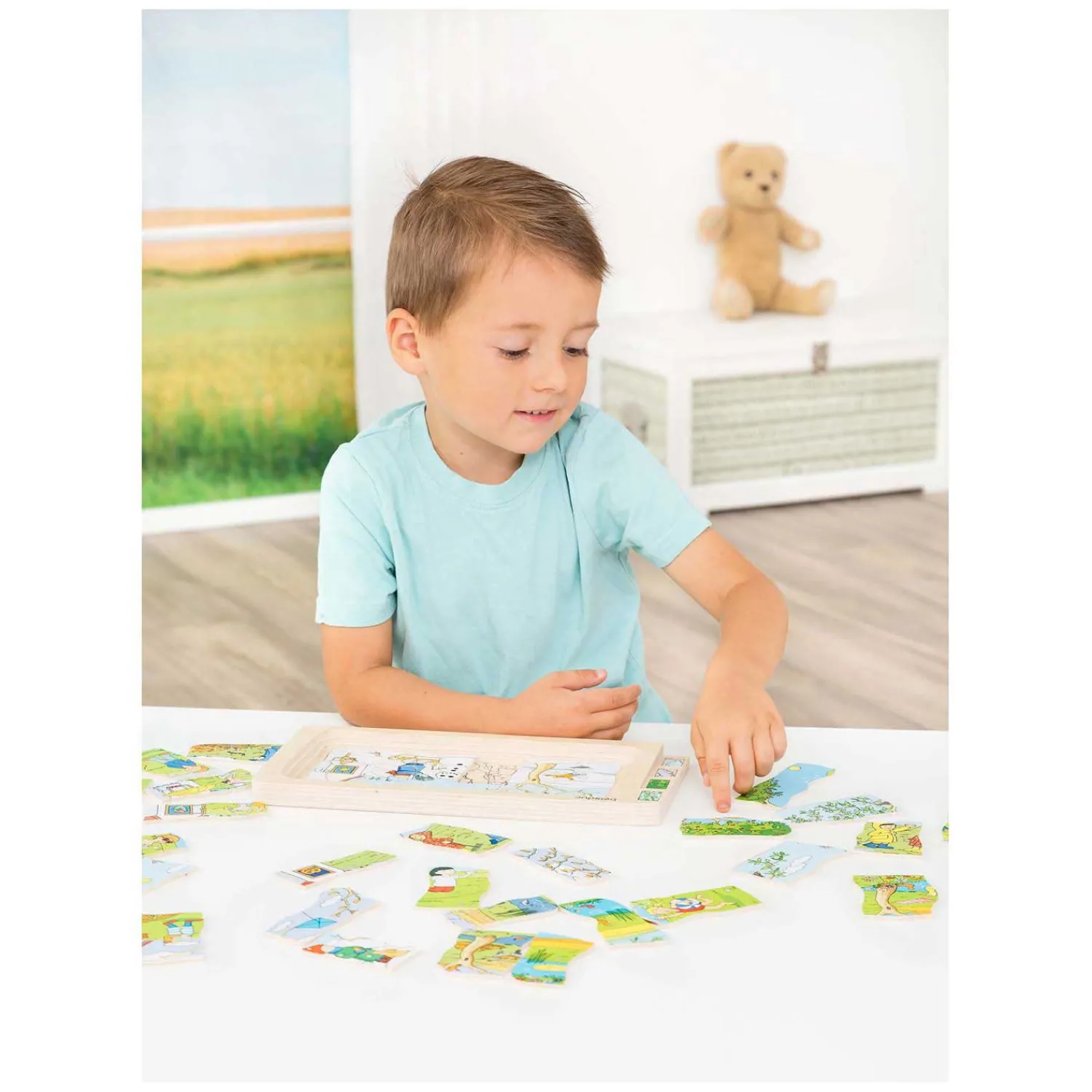 Beleduc Lagenpuzzel 4 Seizoenen Hot