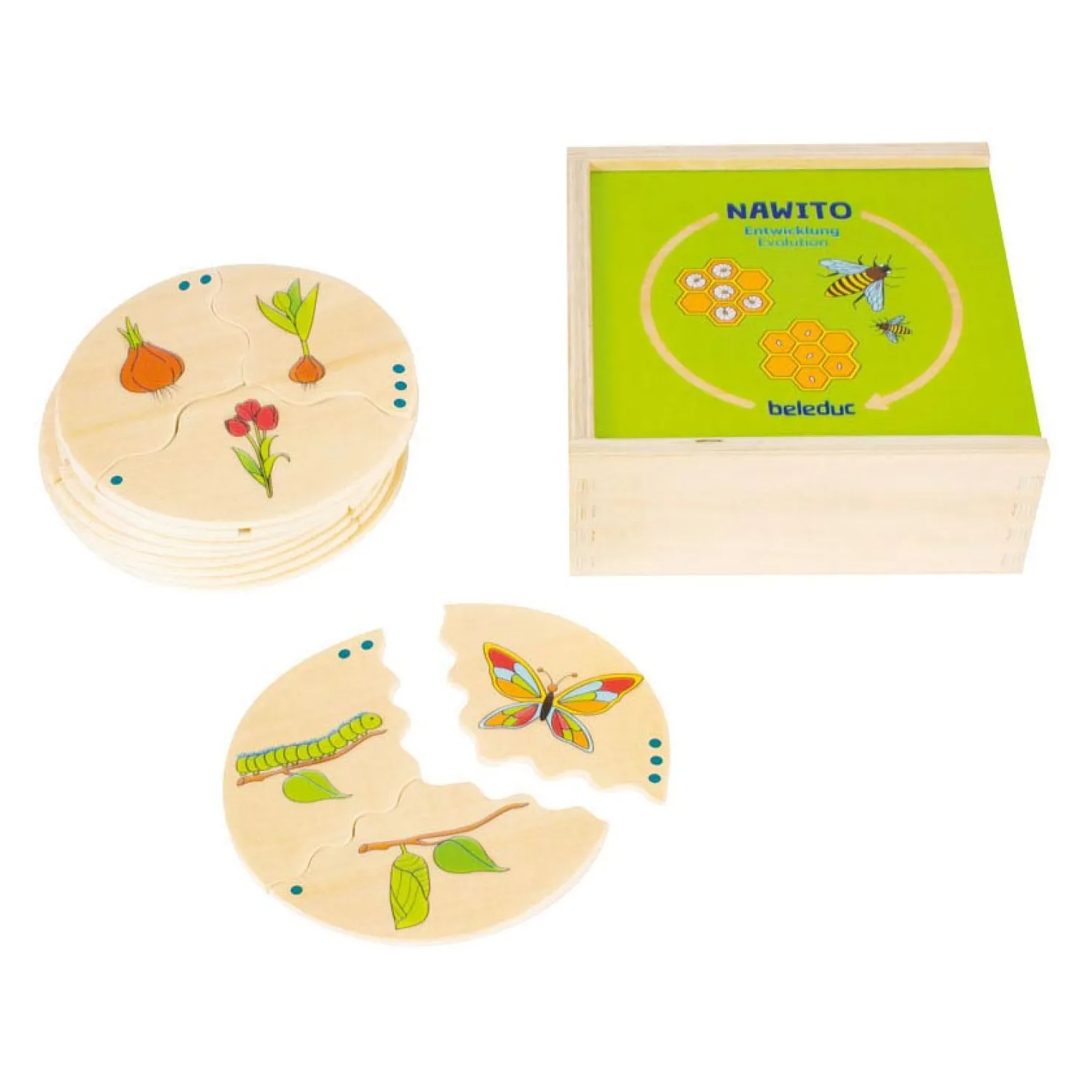 Beleduc Nawito Natuur Evolutie Houten Kinderspel Discount