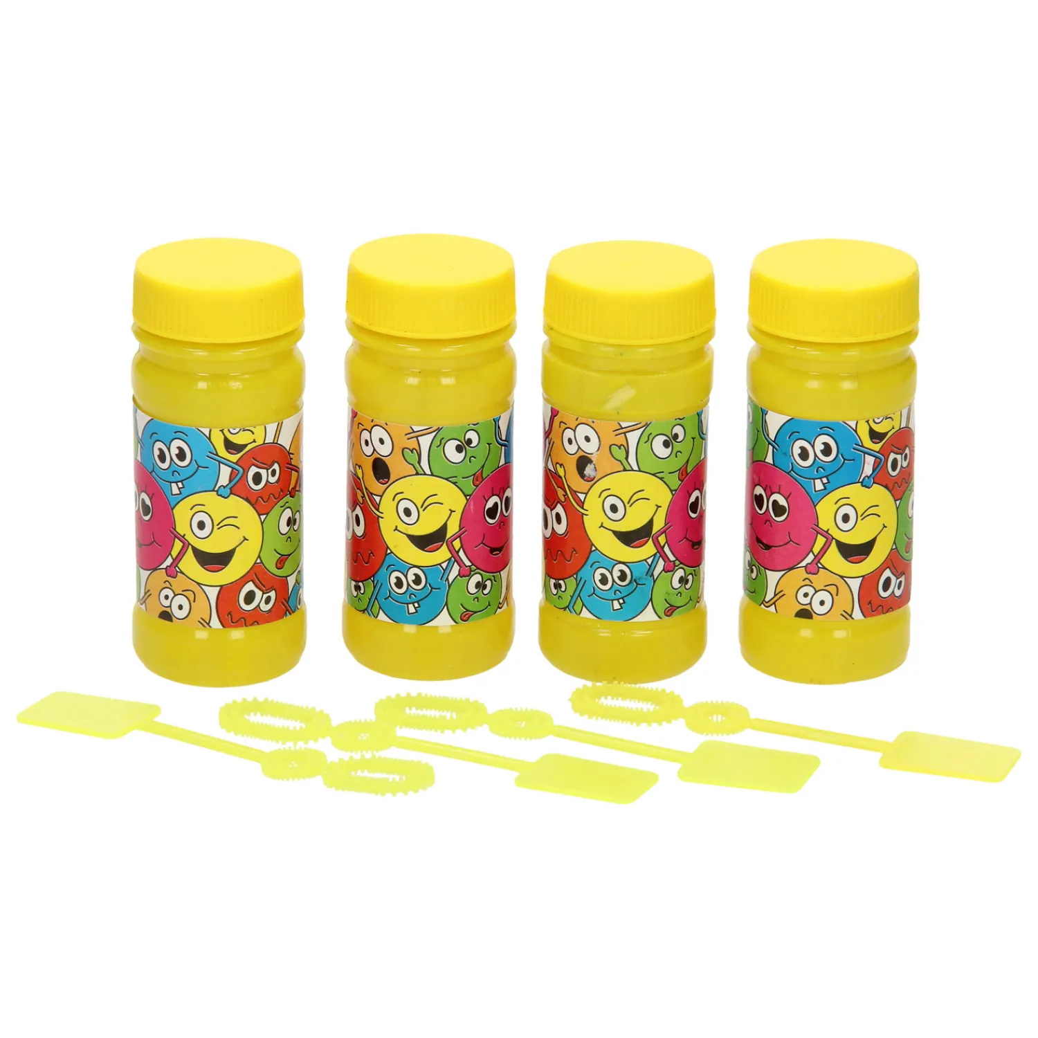 Bellenblaas Lachgezicht, 4x50ml-Duckiez Clearance