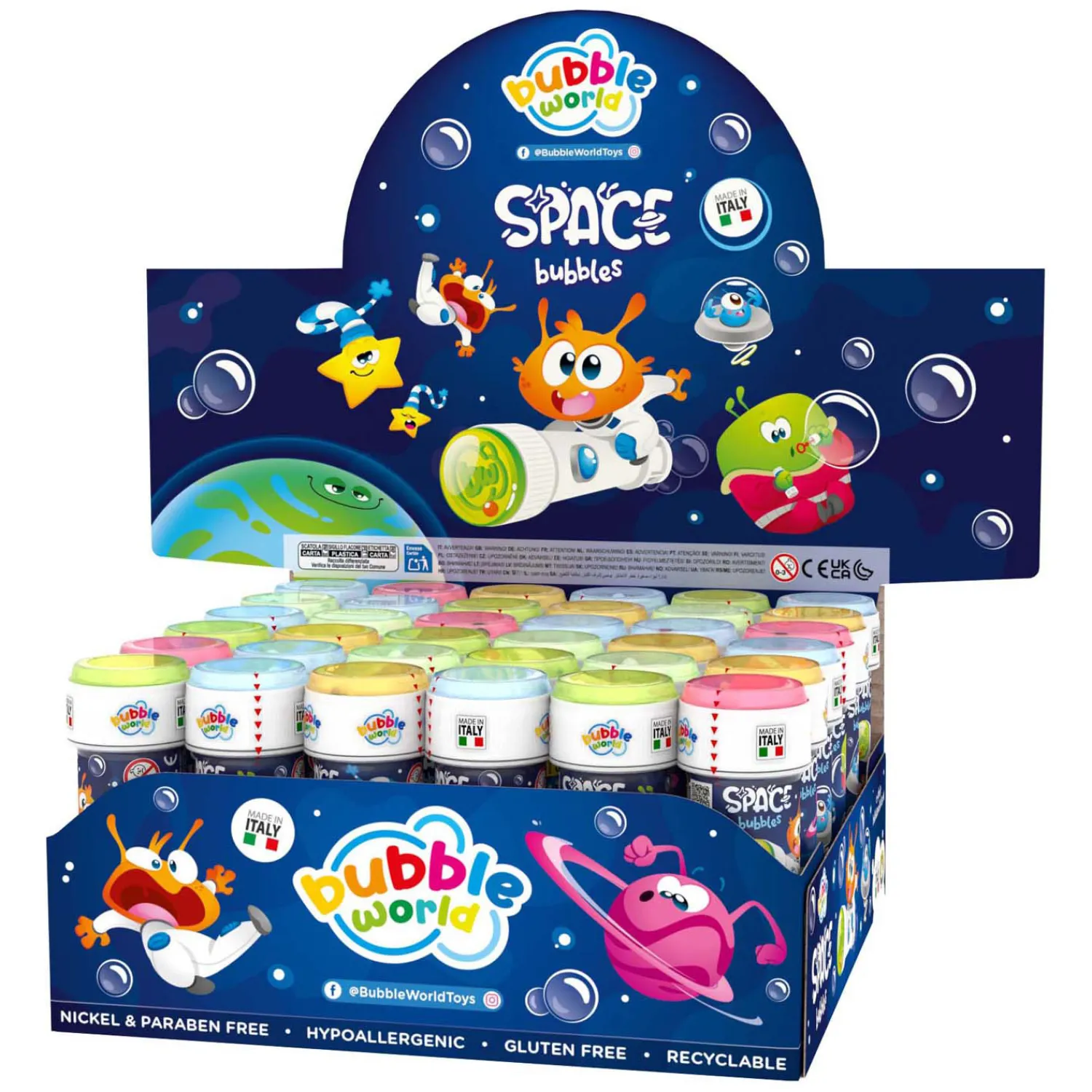 Bellenblaas Ruimte - 36x60ml.- Outlet