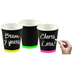 Beschrijfbare Bekers, 6st.-Folat BV Clearance