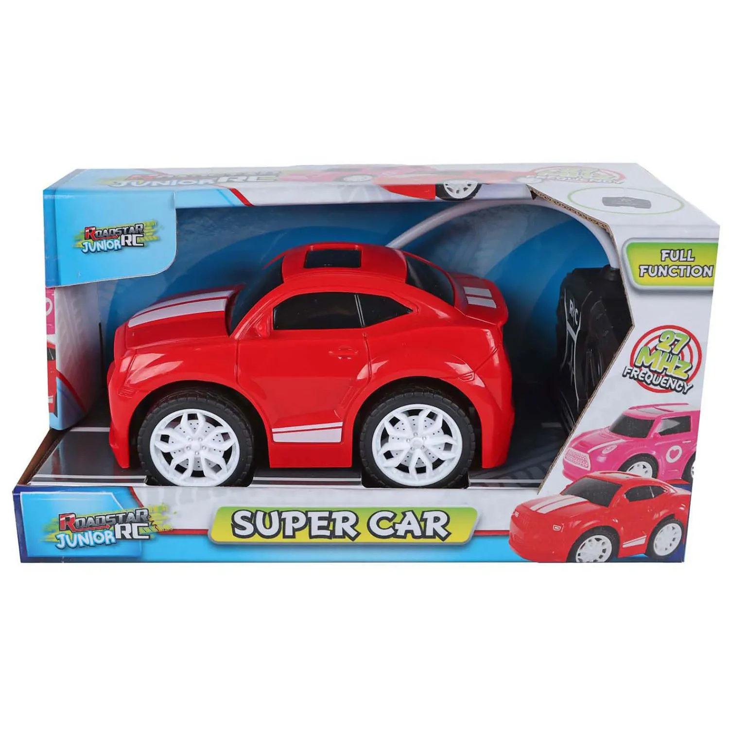 Bestuurbare Auto Roadstar RC Rood 27Mhz, 13,5cm Best