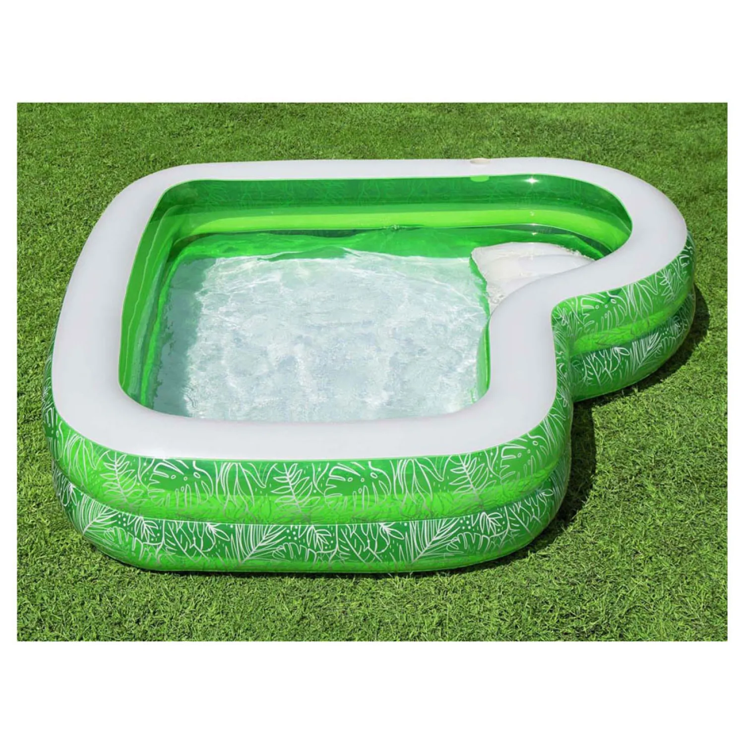 Familiebad Rechthoek Tropical Paradise met Zitje, 231cm>Bestway New