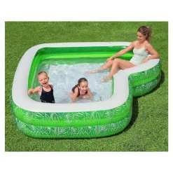 Familiebad Rechthoek Tropical Paradise met Zitje, 231cm><noscript><img width=